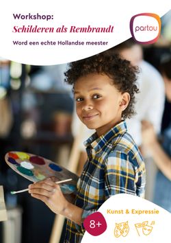 Schilderen als rembrandt