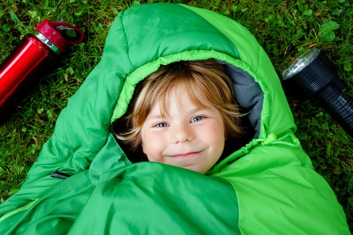 Ergens anders slapen (bijvoorbeeld in een tent of logeren)
