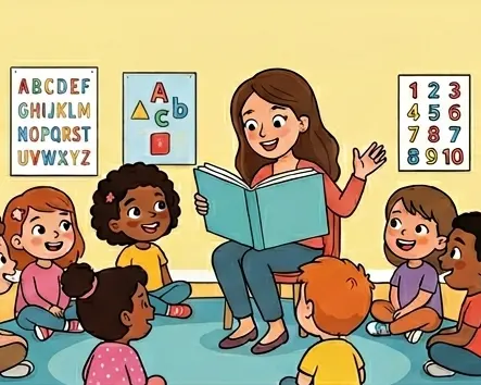 Leren en ontdekken met de juf en meester